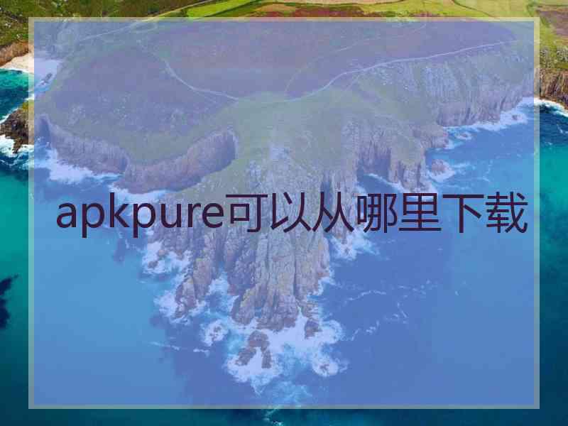 apkpure可以从哪里下载