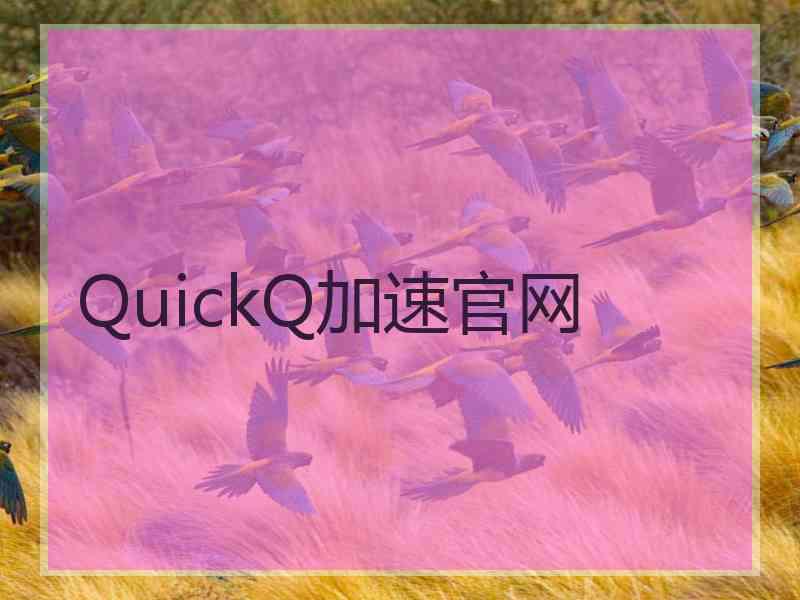 QuickQ加速官网