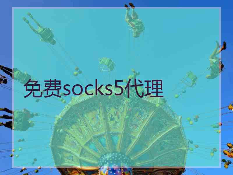 免费socks5代理