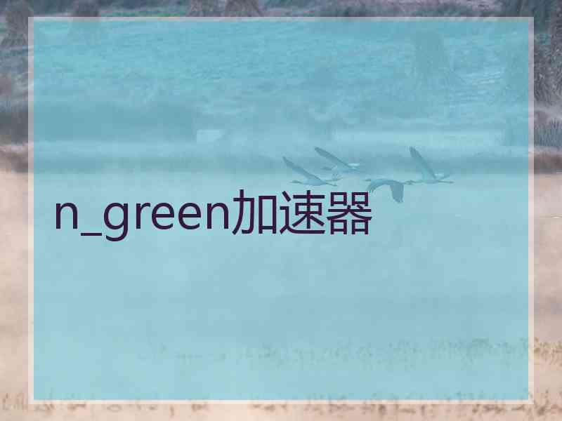 n_green加速器